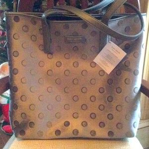 KATE SPADE GRAY TOTE NEW WITH TAG